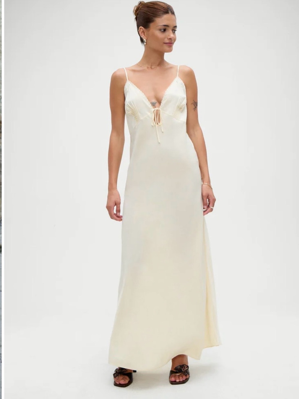 NWT Frankie’s Bikinis Beauty Matte Maxi Dress